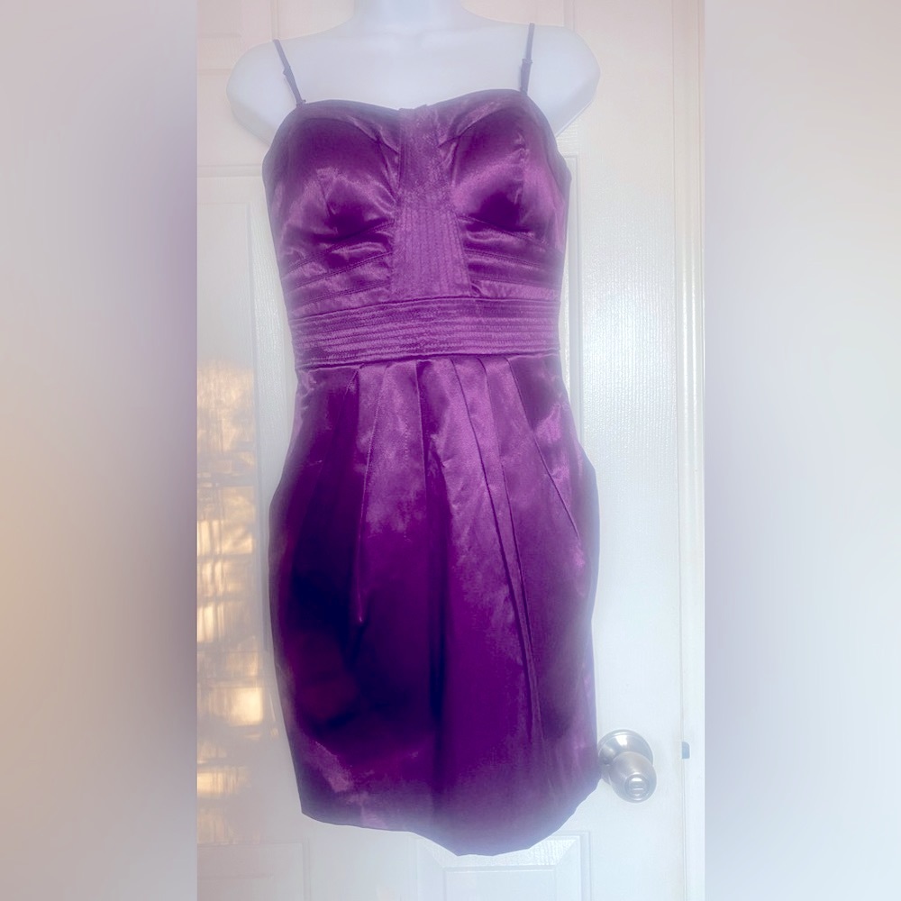 XOXO Bustier Purple Dress.